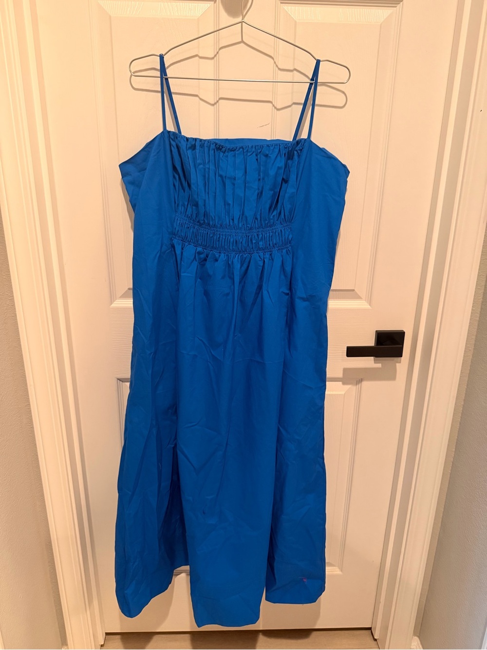 Maeve Anthropologie Blue Spaghetti Strap Sundress